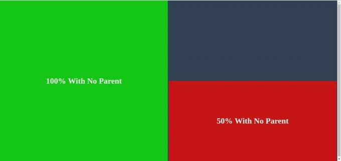Výška prvku CSS 100% bez rodiče