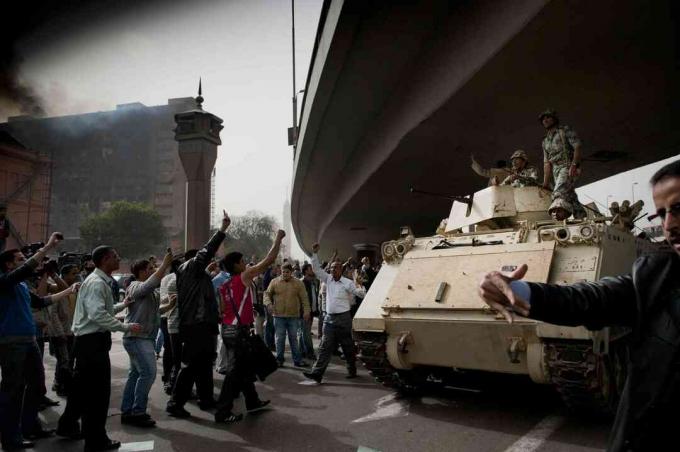 Egypt - povstání v Káhiře