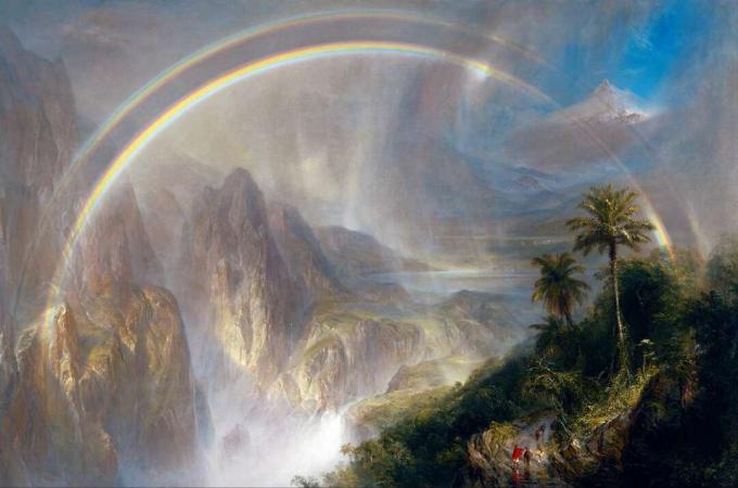 období dešťů frederic edwin church v tropech