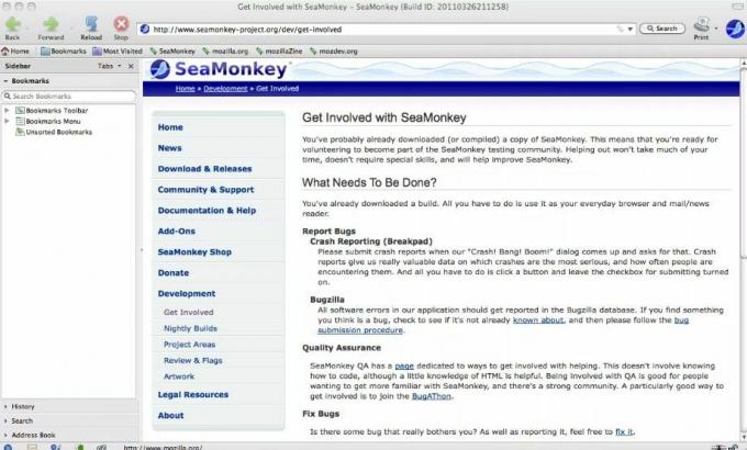 SeaMonkey sada internetových aplikací
