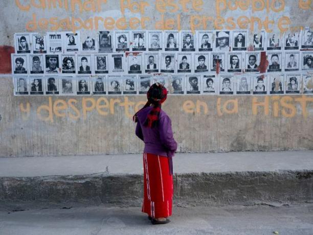 Zeď zmizelých Guatemalců