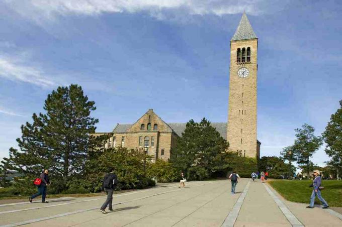 McGraw Tower and Chimes, kampus Cornell University, Ithaca, New York
