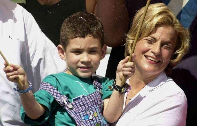 Elián González a zástupce Ileana Ros-Lehtinen