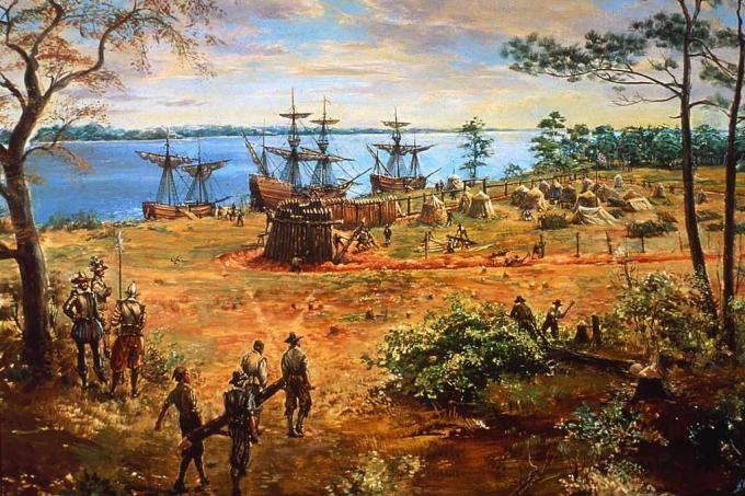 Jamestown Colony, Virginie, 1607
