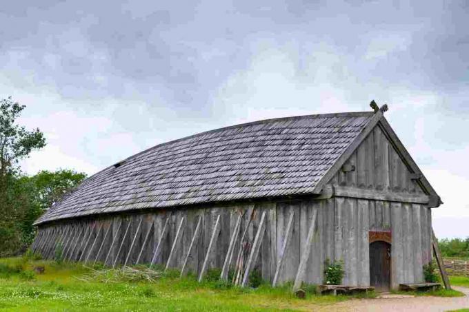 Rekonstrukce Viking Longhouse v Ribe