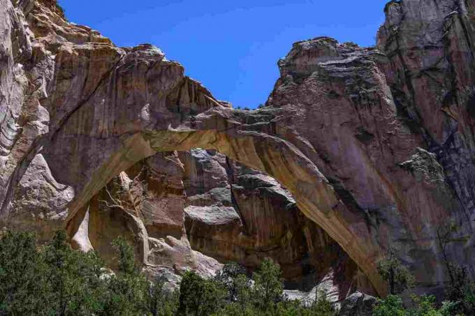 La Ventana přírodní oblouk, El Malpais národní památník, Nové Mexiko
