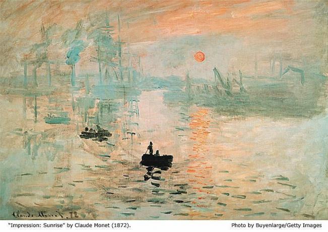 Sunrise - Monet (1872)