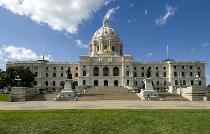 Státní kapitol státu Minnesota Cass Gilbert, St. Paul, Minnesota