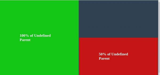 Prvek CSS se 100% výškou a nedefinovanou výškou rodiče