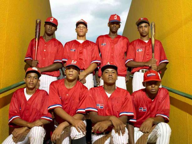 Dominikánští dospívající hráči baseballu
