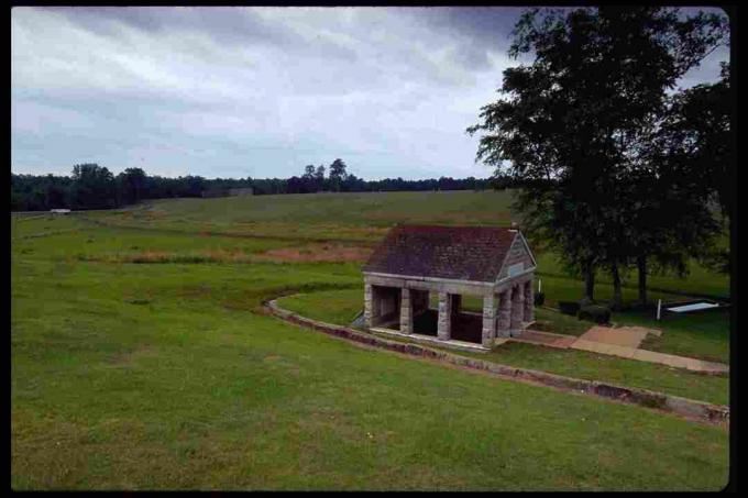 Pohled na Andersonville národní historické místo