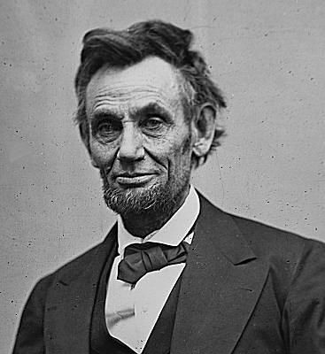 Abraham Lincoln v roce 1865