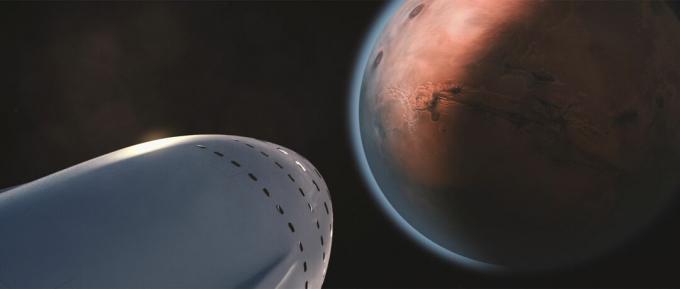 Mise na Mars v budoucnosti.