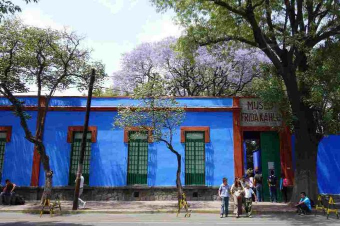 Muzeum Frida Kahlo, Modrý dům, v Mexico City