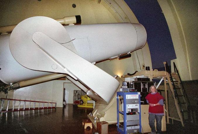 Samuel Oschin Telescope na Palomar Observatory.
