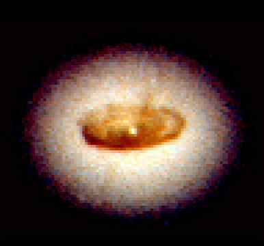 Galerie černých děr - Prsten kolem podezřelé černé díry v galaxii NGC 4261