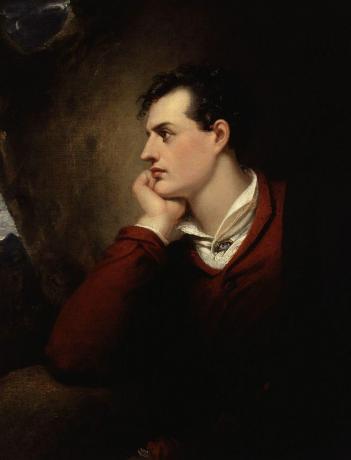 Lord Byron jak maloval Richard Westall