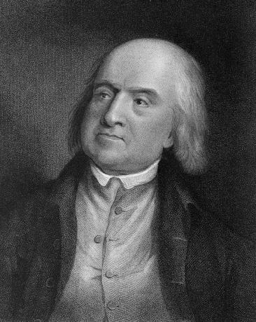 Jeremy Bentham (1748-1832), anglický právník a filozof. Jeden z hlavních vykladačů utilitarismu.