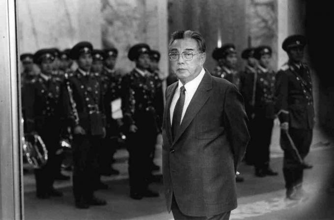 Severokorejský vůdce Kim Il Sung