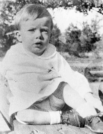 Fotografie jednoho roku Jimmyho Cartera, 1927