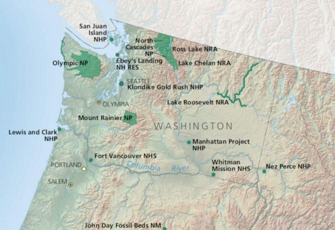 Národní parky ve Washingtonu