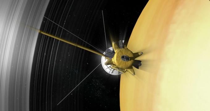 Cassini mise saturn