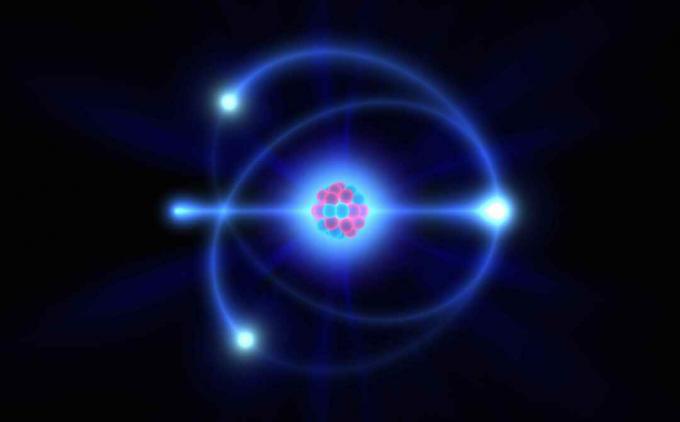 Elektrony jsou částice se záporným nábojem, které obíhají kolem atomového jádra.