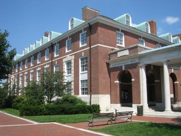 Mergenthaler Hall na Johns Hopkins University