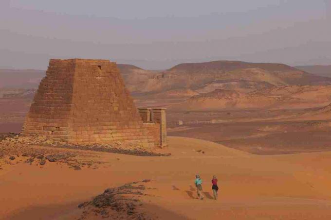 Meroe pyramida Kushite Kingdom